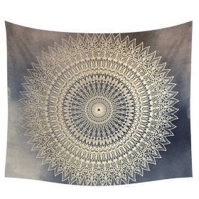 Indian Mandala Tapestry Green Blue Flower Beautiful Wall Art Tapestry 210x150cm Bedspread Beach Towel Yoga Blanket Table Cloth (Option: I-150x100)
