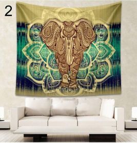 Stamp Bohemia Beach Blanket Mural (Option: Yellow-150x130cm thick)